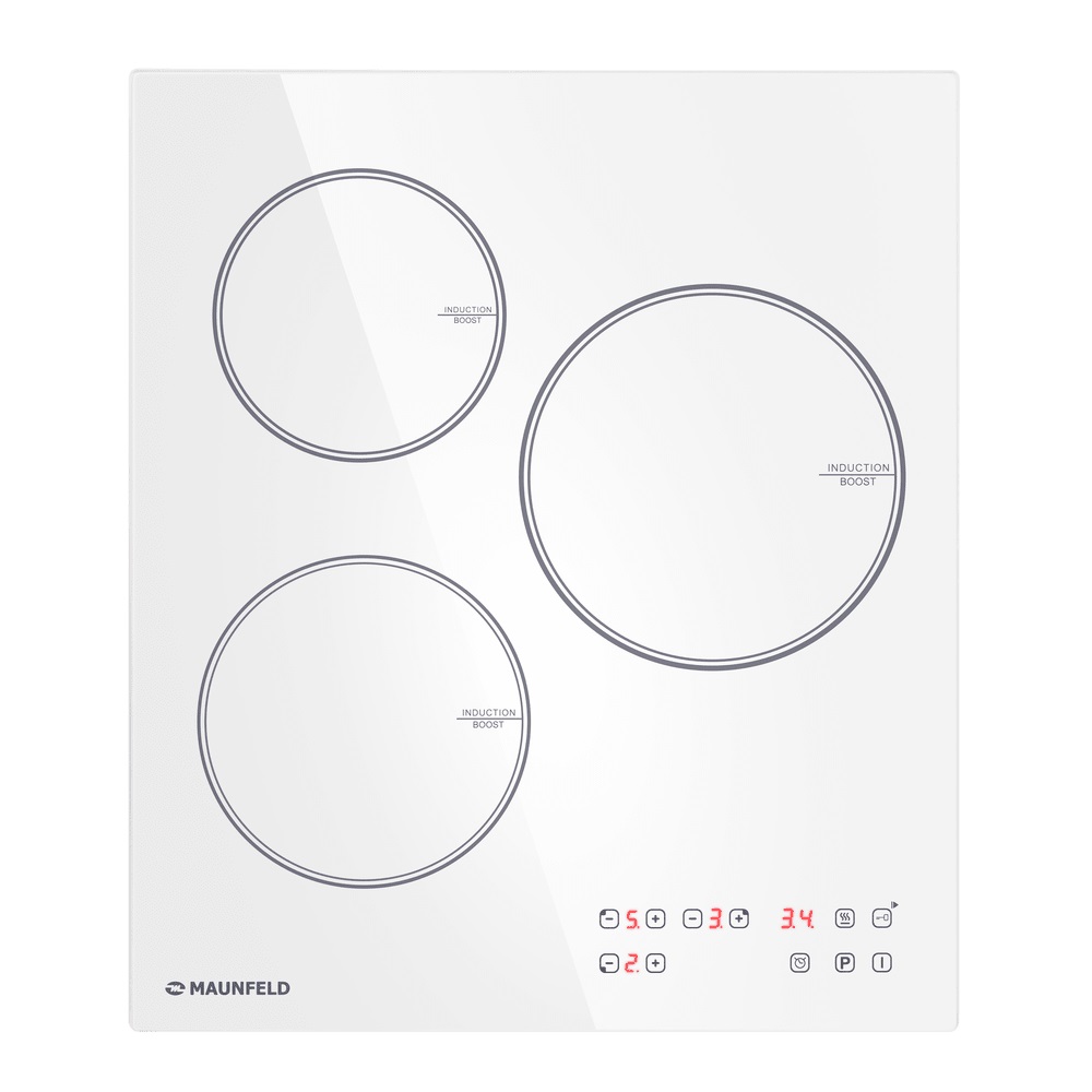 Встраиваемая варочная панель индукционная MAUNFELD CVI453WH белый