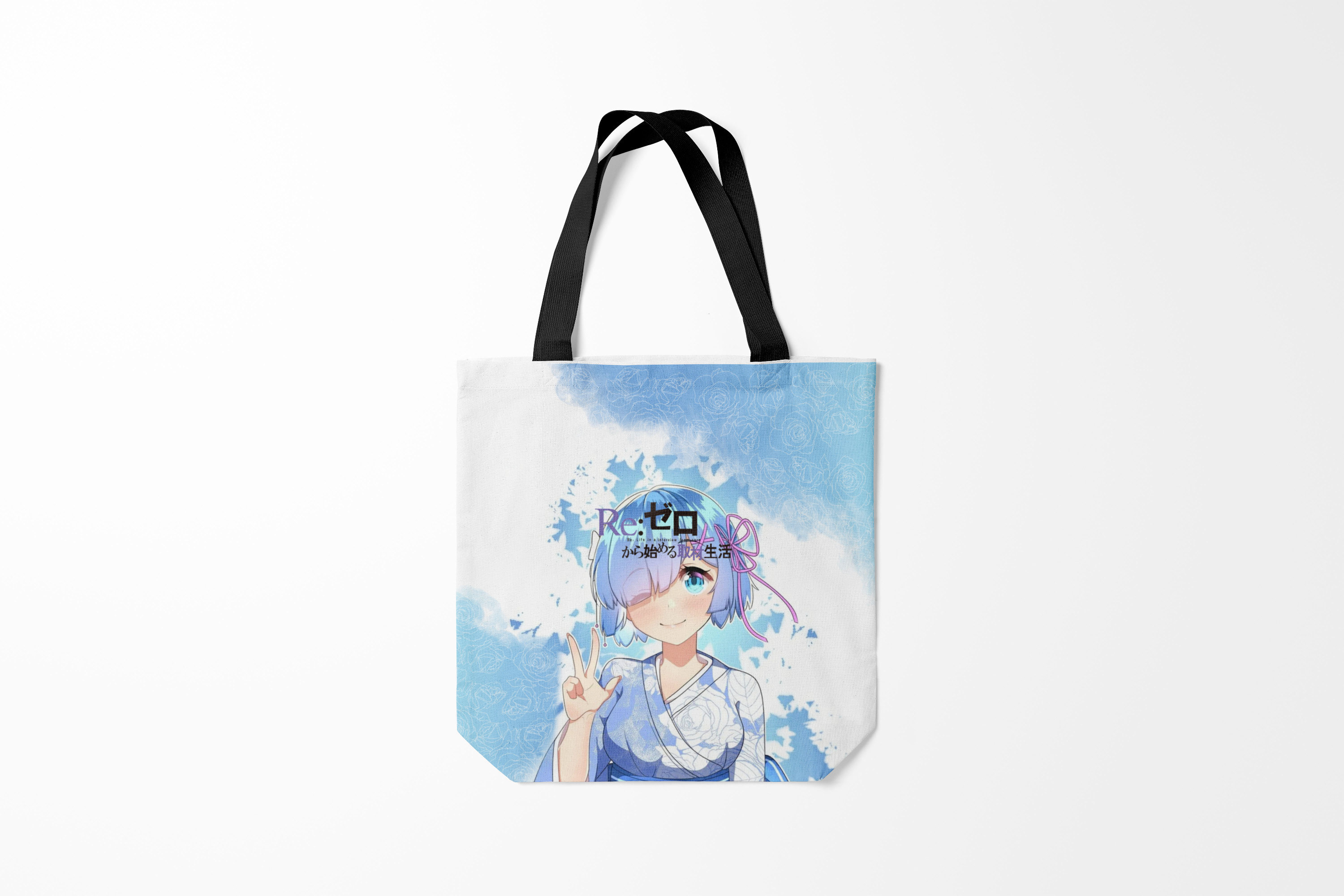 

Сумка шoппер унисекс Burnettie Re Zero, голубой; белый, Re Zero
