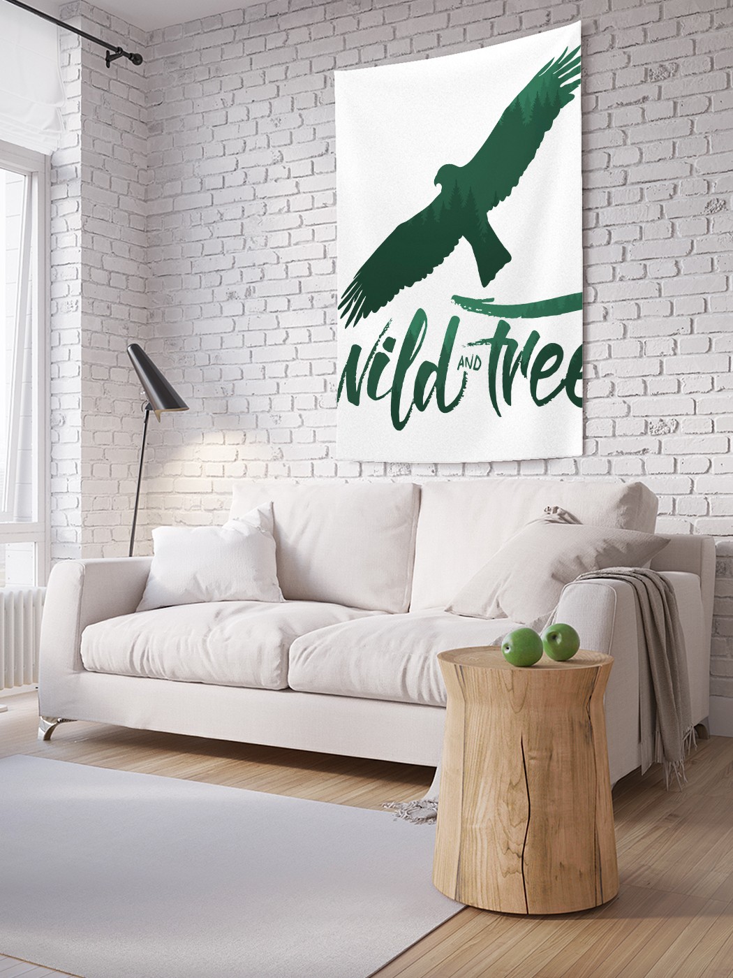 

Вертикальное фотопанно на стену JoyArty Дикий и свободный 150x200 см, Дикий и свободный