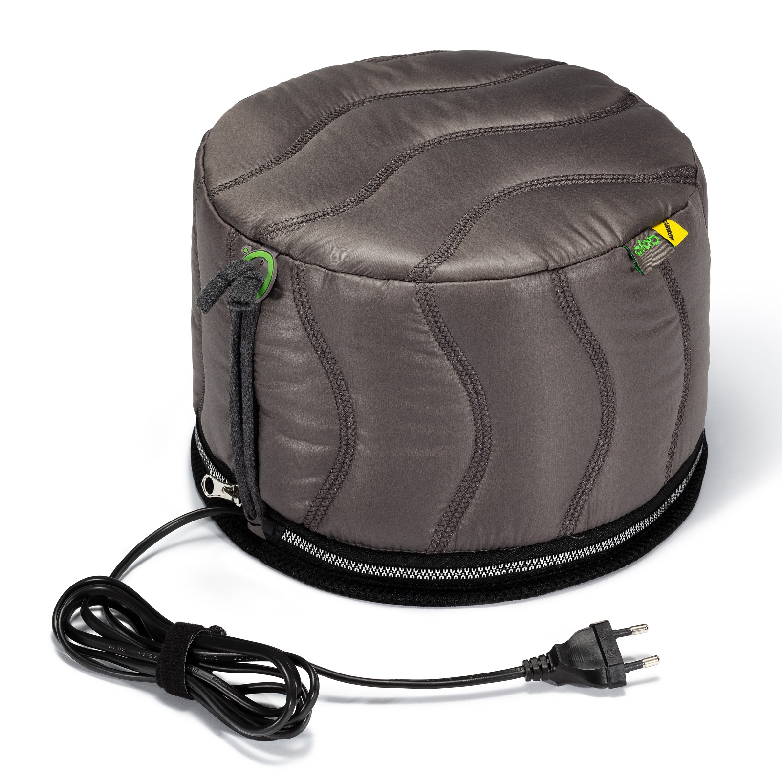 Термошапка для волос электрическая Qojo Sirius Carbon Gray 25x18 см c угольной мембраной