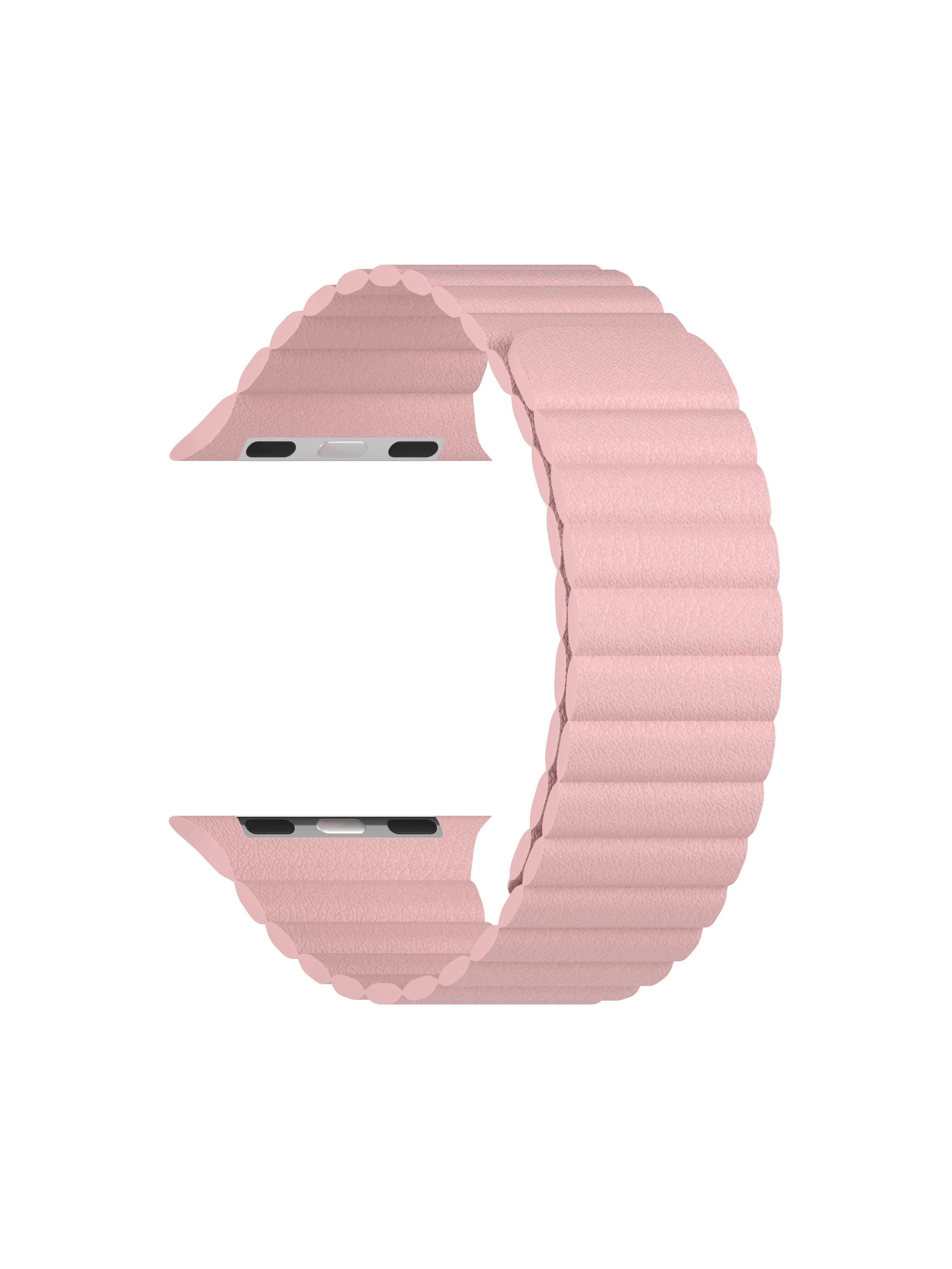 фото Кожаный ремешок для apple watch 42/44 mm lyambda pollux dsp-24-44-pk pink