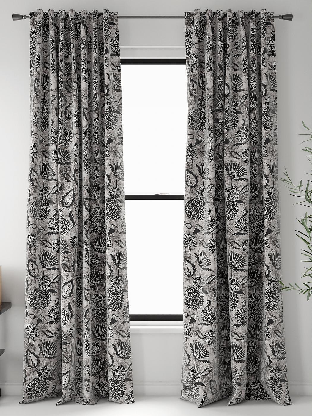 

Комплекты штор AT HOME Риквартис высота 250 см, ширина 150 см, Венге, 948270