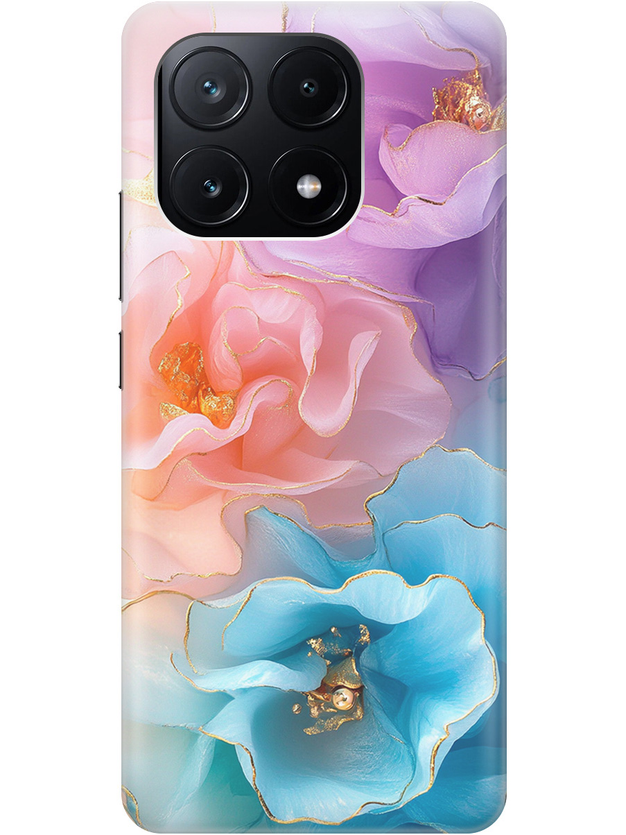

Силиконовый чехол на Xiaomi Poco X6 Pro 5G с принтом "Изумительные цветы", Прозрачный;фиолетовый;голубой;оранжевый;розовый, 780484123