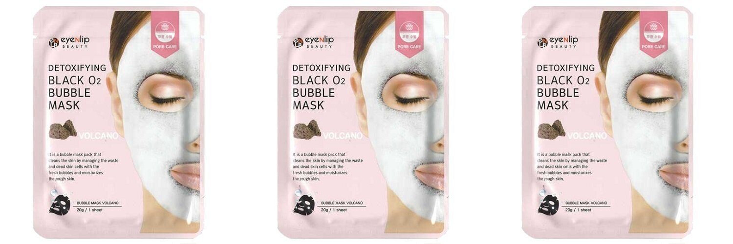 

Маска Eyenlip beauty тканевая кислородная 20 гр, 3 шт
