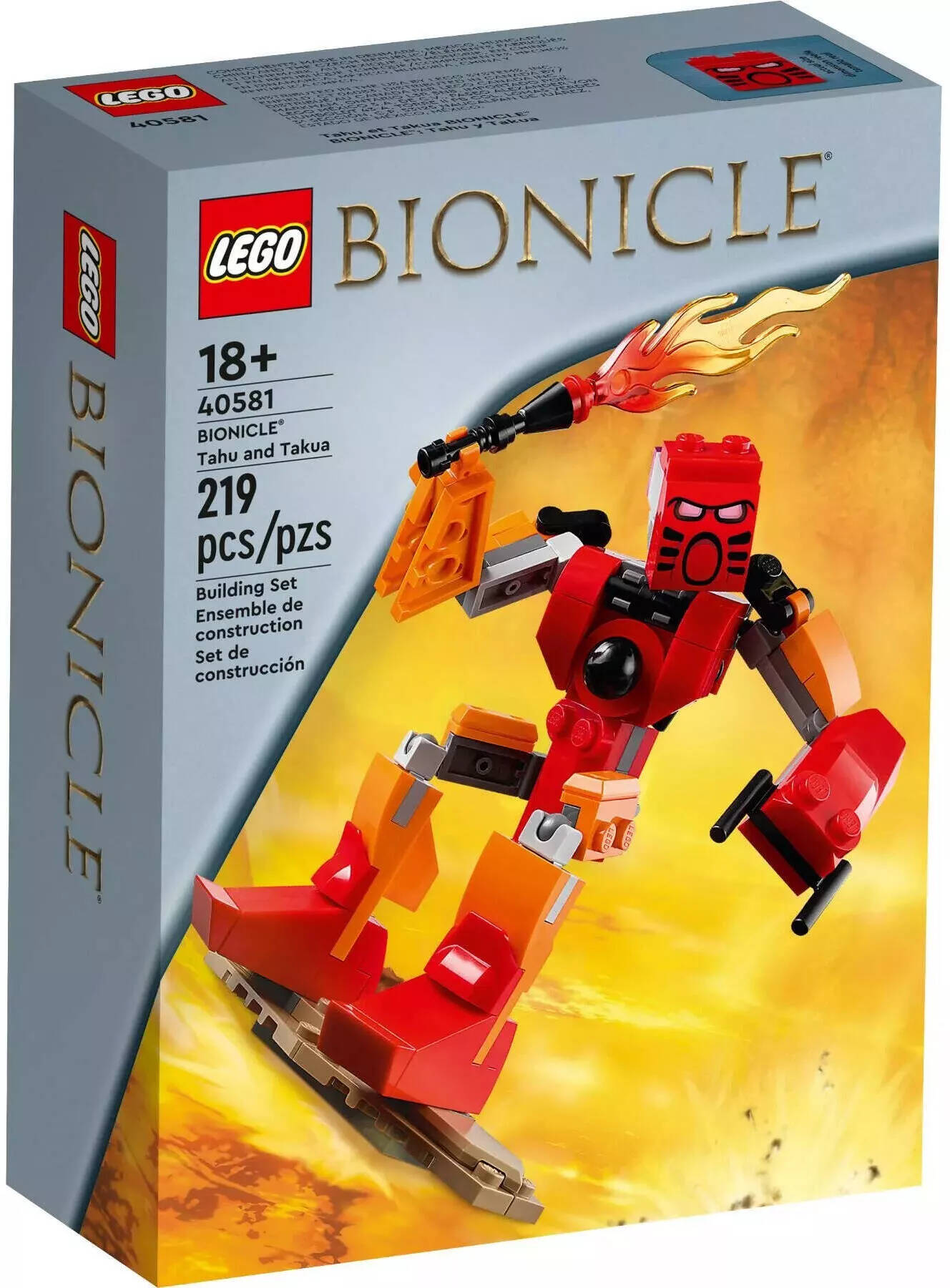 Конструктор LEGO Promotional 40581 BIONICLE Таху и Такуа, 219 дет конструктор ksz bionicle мелум тотемное животное льда 12876921