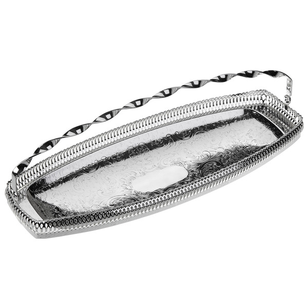 

Блюдо сервировочное прямоугольное Queen Anne с ручкой 40 х 15 x 14 см