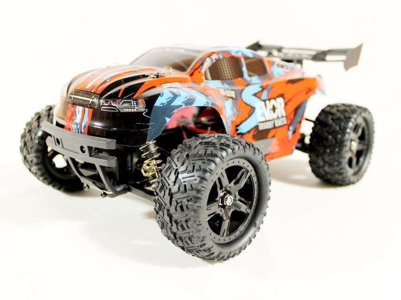 Машина на радиоуправлении Remo Hobby S EVO-R Brushless 4WD 2.4G 1/16 RTR RH1665, красный