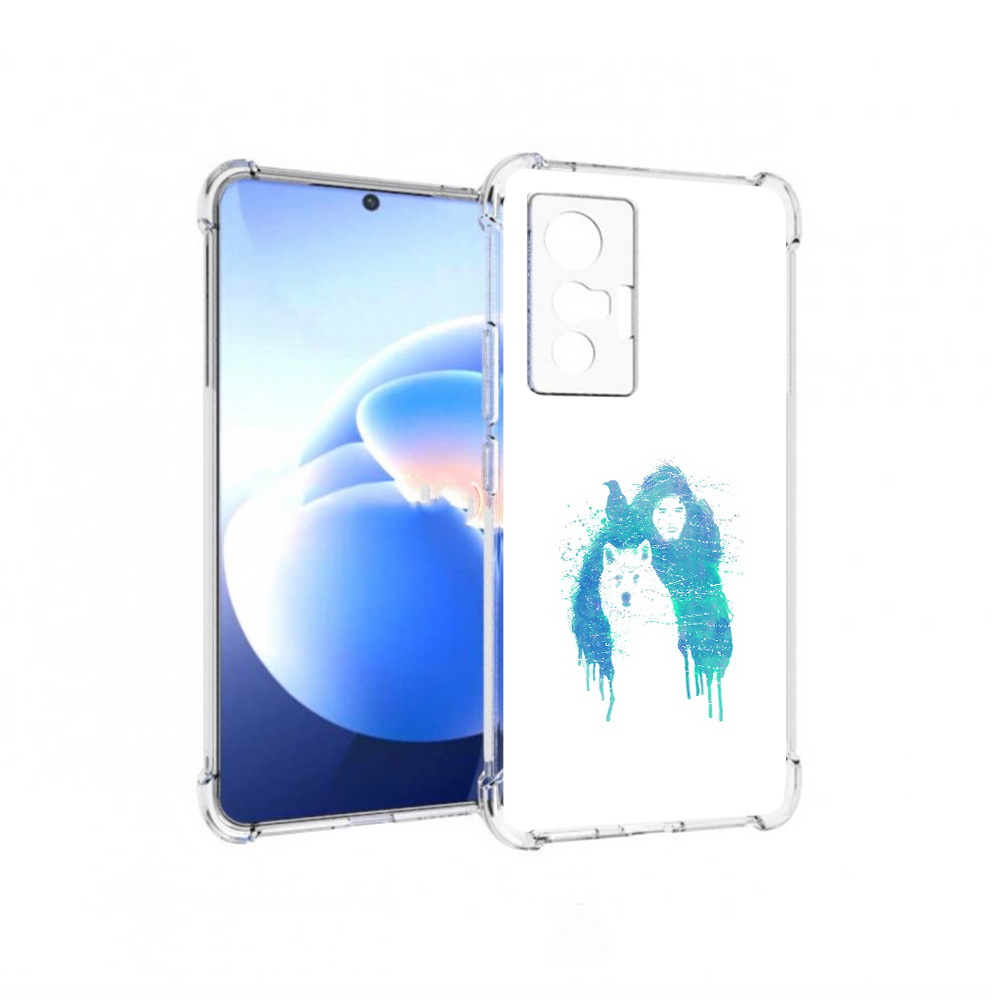 

Чехол MyPads Tocco для Vivo X70 джон сноу, Прозрачный, Tocco