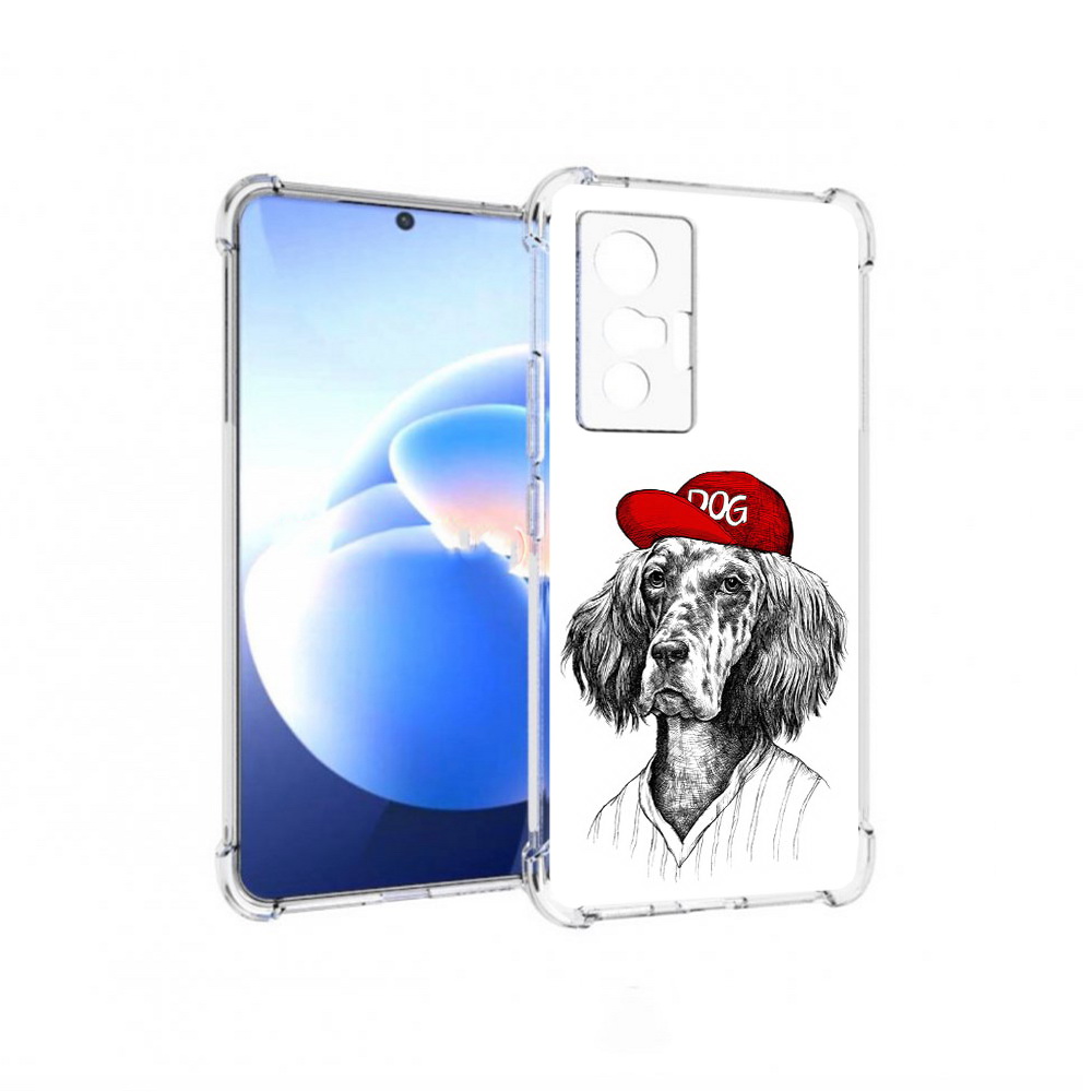 

Чехол MyPads Tocco для Vivo X70 дог, Прозрачный, Tocco