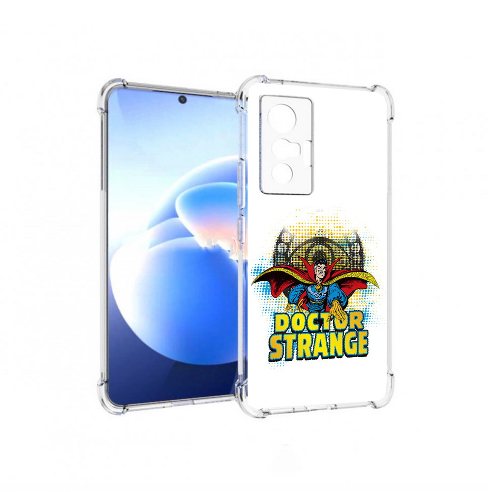 

Чехол MyPads Tocco для Vivo X70 доктор стренж рисунок, Прозрачный, Tocco