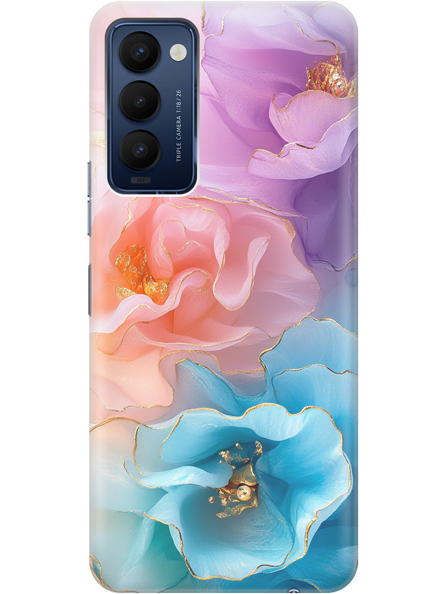 

Силиконовый чехол на Tecno Camon 18 / 18P с принтом "Изумительные цветы", Прозрачный;фиолетовый;голубой;оранжевый;розовый, 741735923