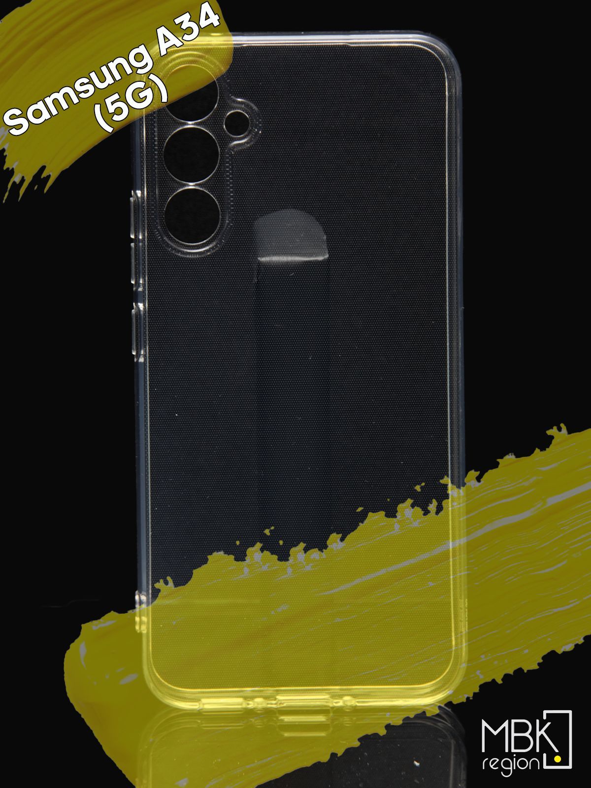 

Чехол для Samsung Galaxy A34 5G, прозрачный, Silicone case