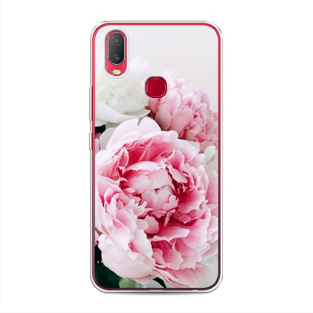 

Чехол для Vivo Y11 "Розовые и белые пионы", Розовый;белый, 261650-2
