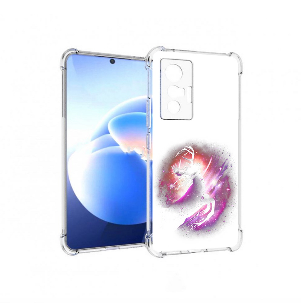 

Чехол MyPads Tocco для Vivo X70 звездный олень, Прозрачный, Tocco