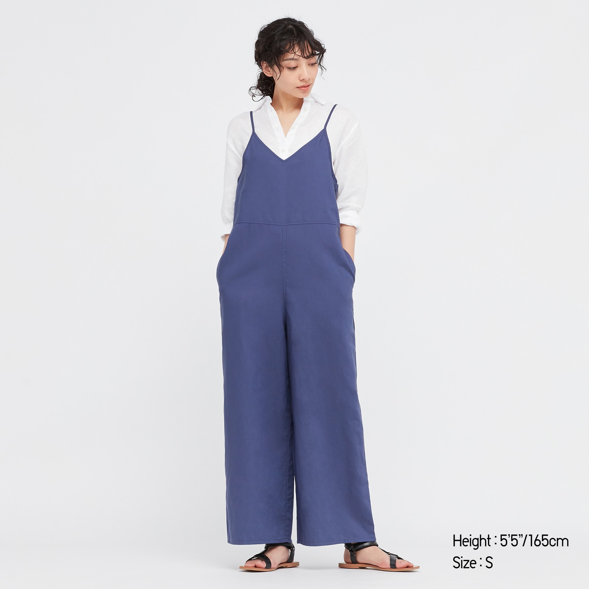 

Комбинезон женский UNIQLO 447079COL66 синий S (доставка из-за рубежа), 447079COL66