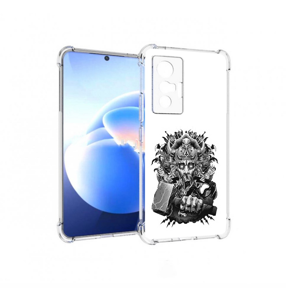 

Чехол MyPads Tocco для Vivo X70 злой тор, Прозрачный, Tocco