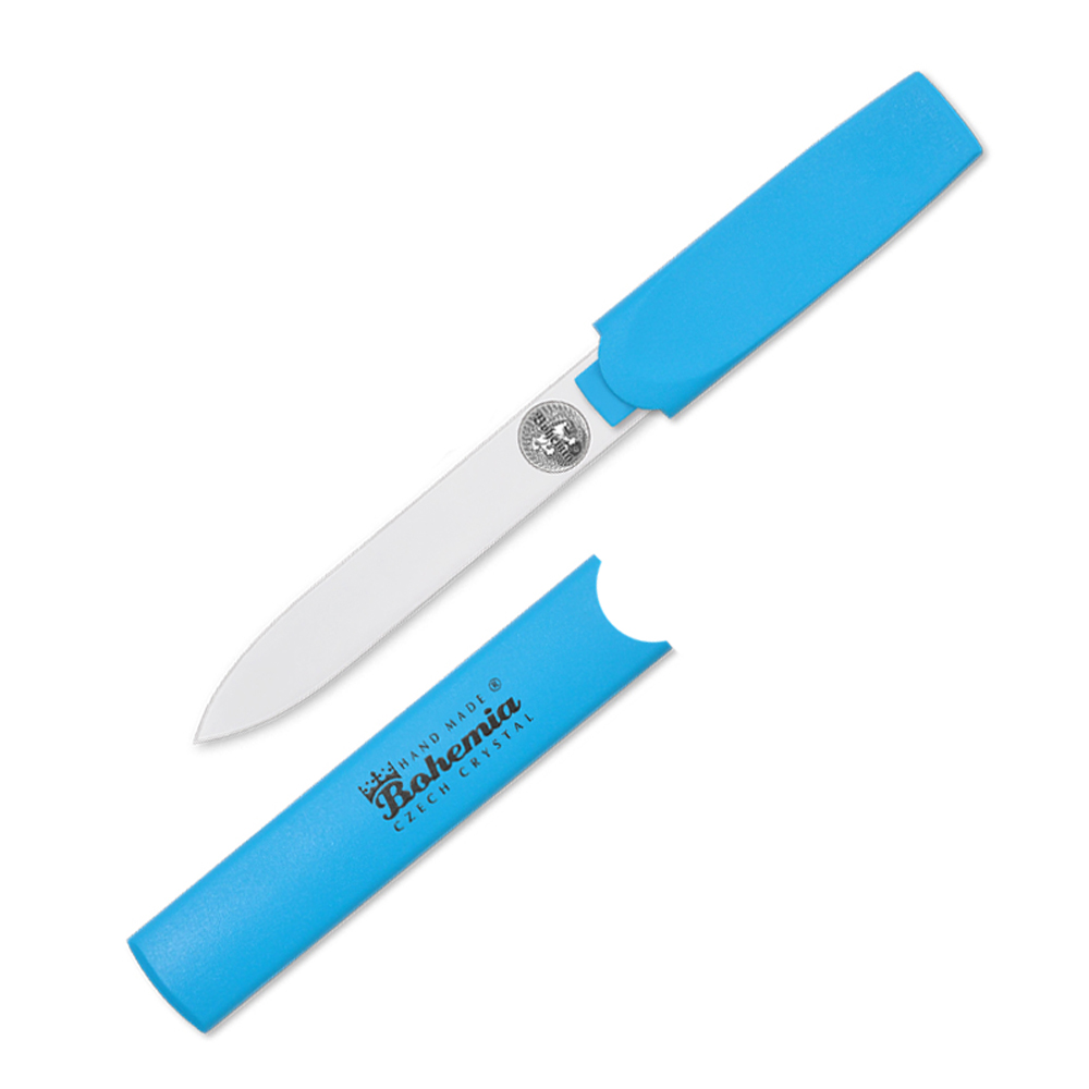 Пилка для ногтей BOHEMIA Czech Nail Files 128401 голубой стекло нож для нарезки двуручный tescoma presto 18 см
