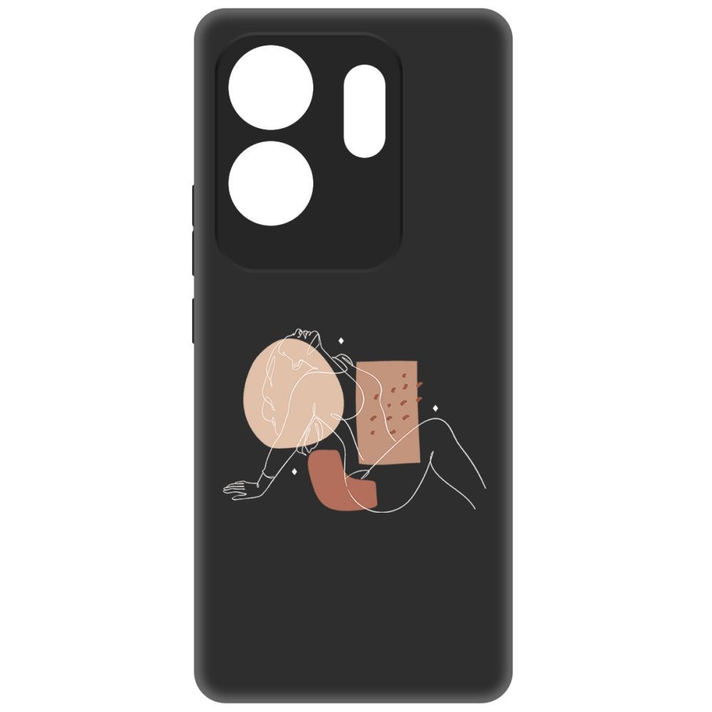 

Чехол-накладка Krutoff Soft Case Чувственность для INFINIX Zero 30 4G черный
