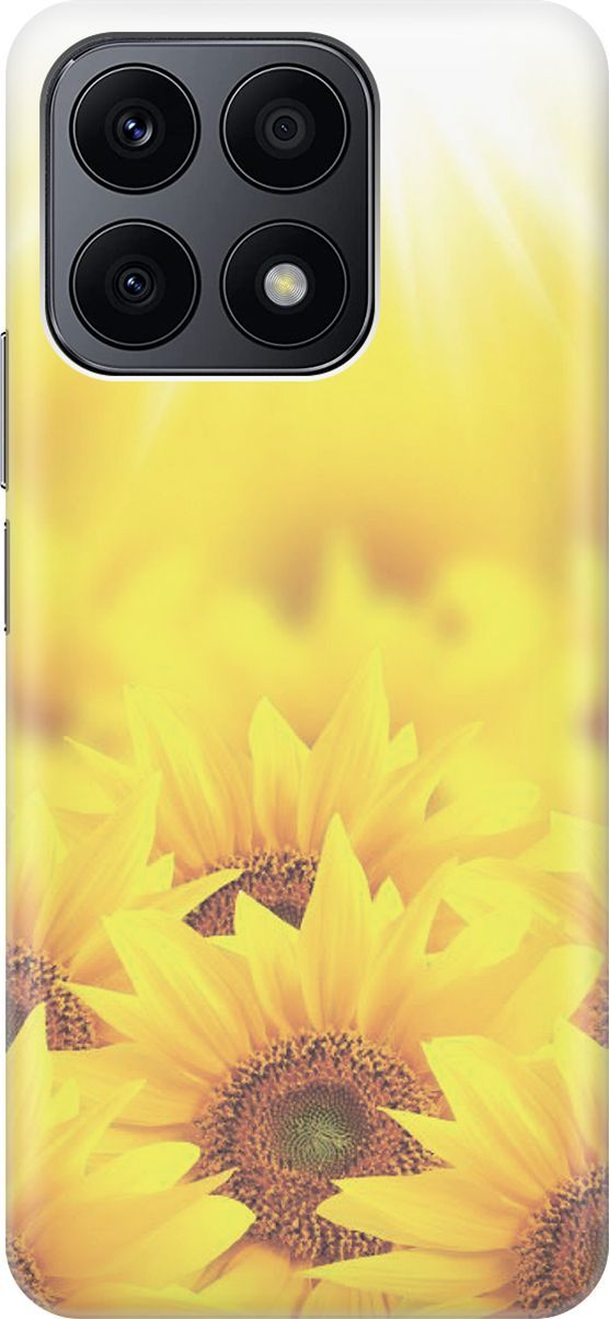 

Силиконовый чехол на Honor X8a с принтом "Поле подсолнухов", Желтый;оранжевый, 158885