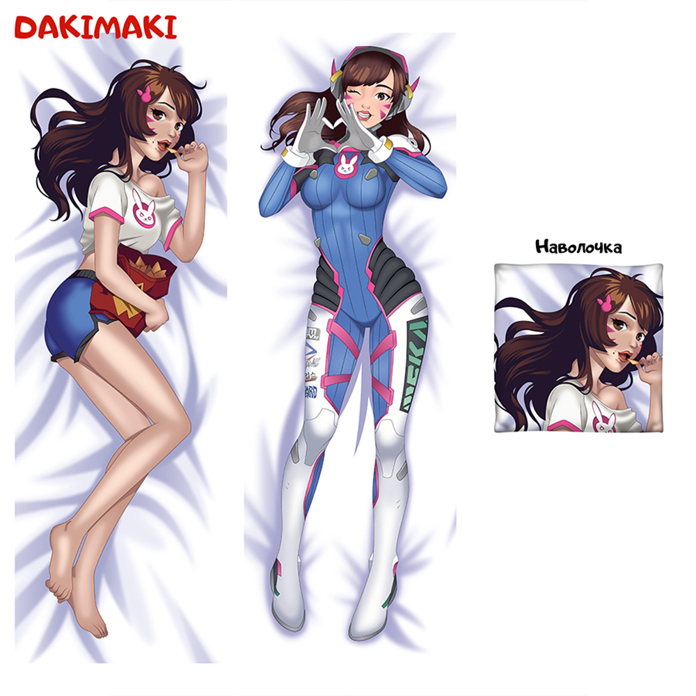 

Наволочка Дакимакура D.Va 0106 150x50, Разноцветный, D0106