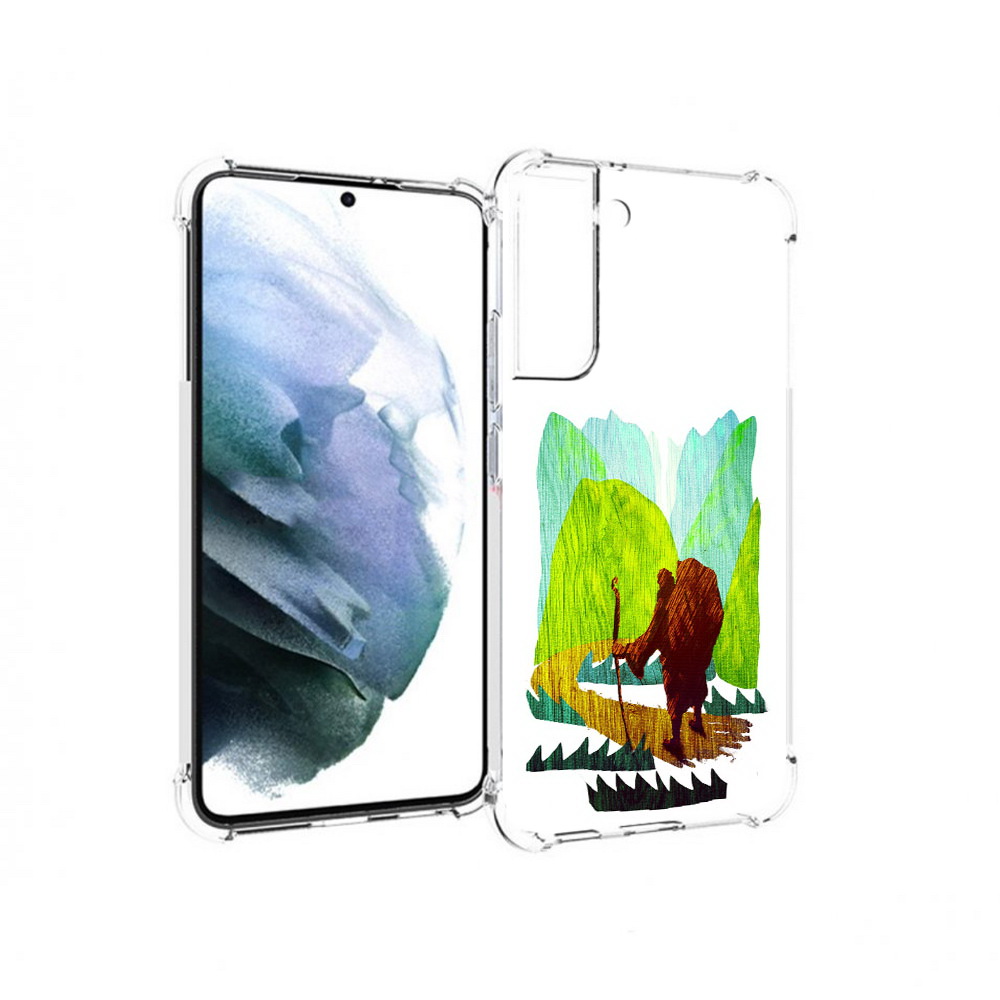 

Чехол MyPads Tocco для Samsung Galaxy S22 Plus Лесная тропа (PT226933.535.106), Прозрачный, Tocco