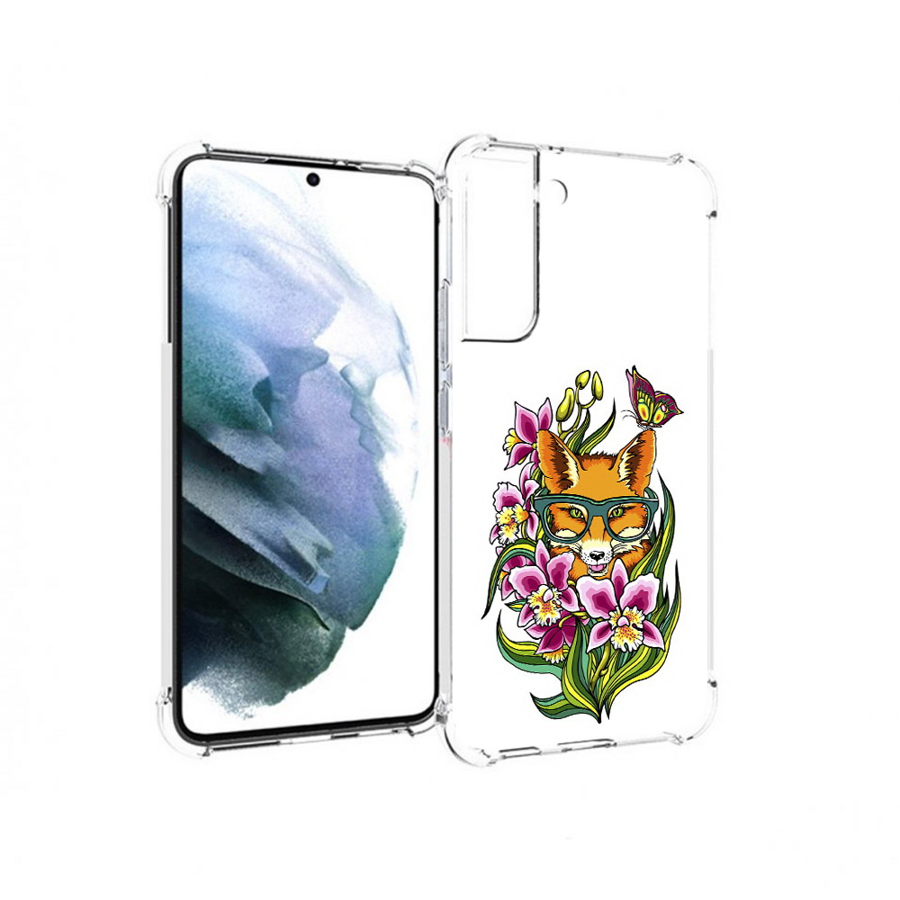 

Чехол MyPads Tocco для Samsung Galaxy S22 Plus Лиса в цветах (PT226933.535.108), Прозрачный, Tocco
