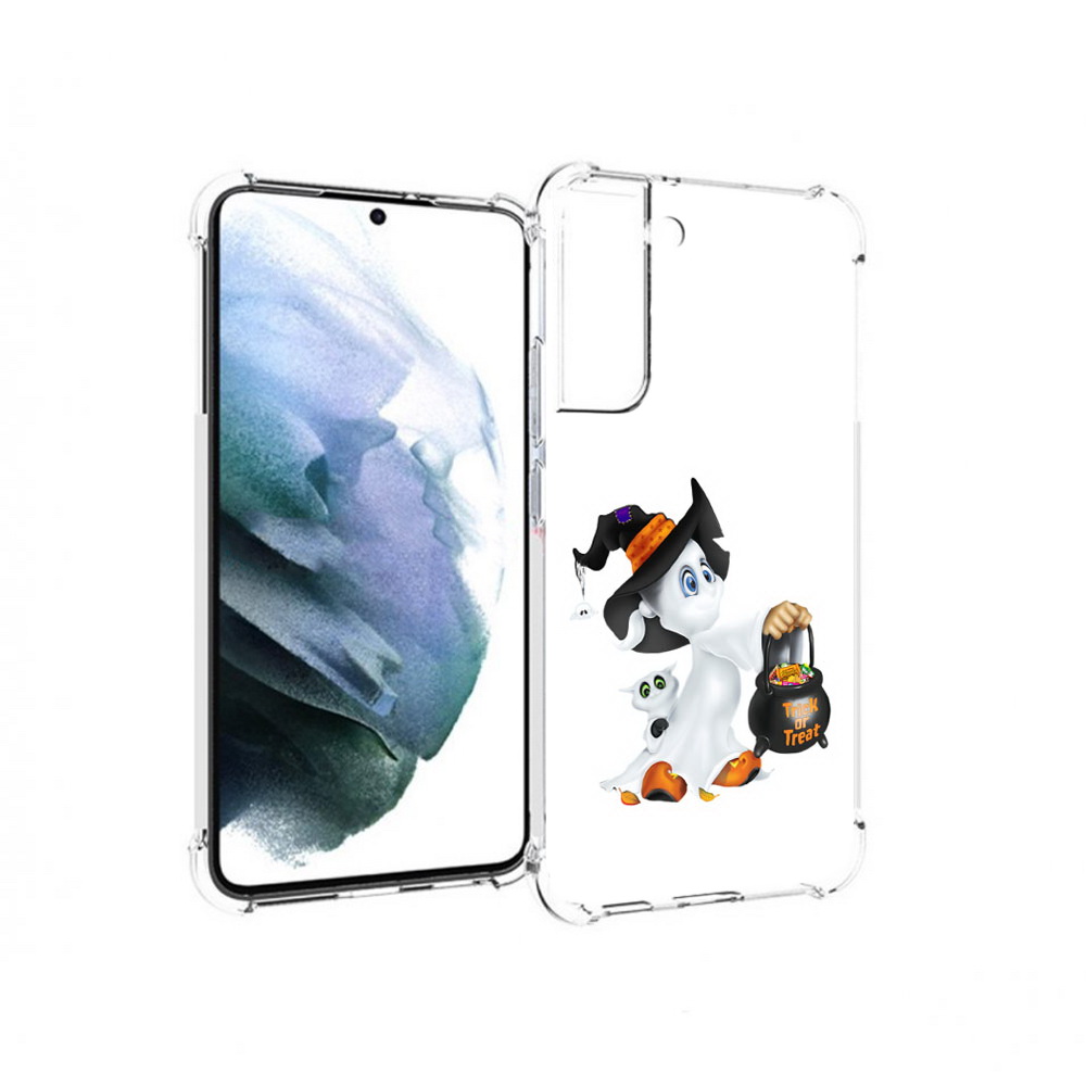 

Чехол MyPads Tocco для Samsung Galaxy S22 Plus Маленький призрак (PT226933.535.113), Прозрачный, Tocco
