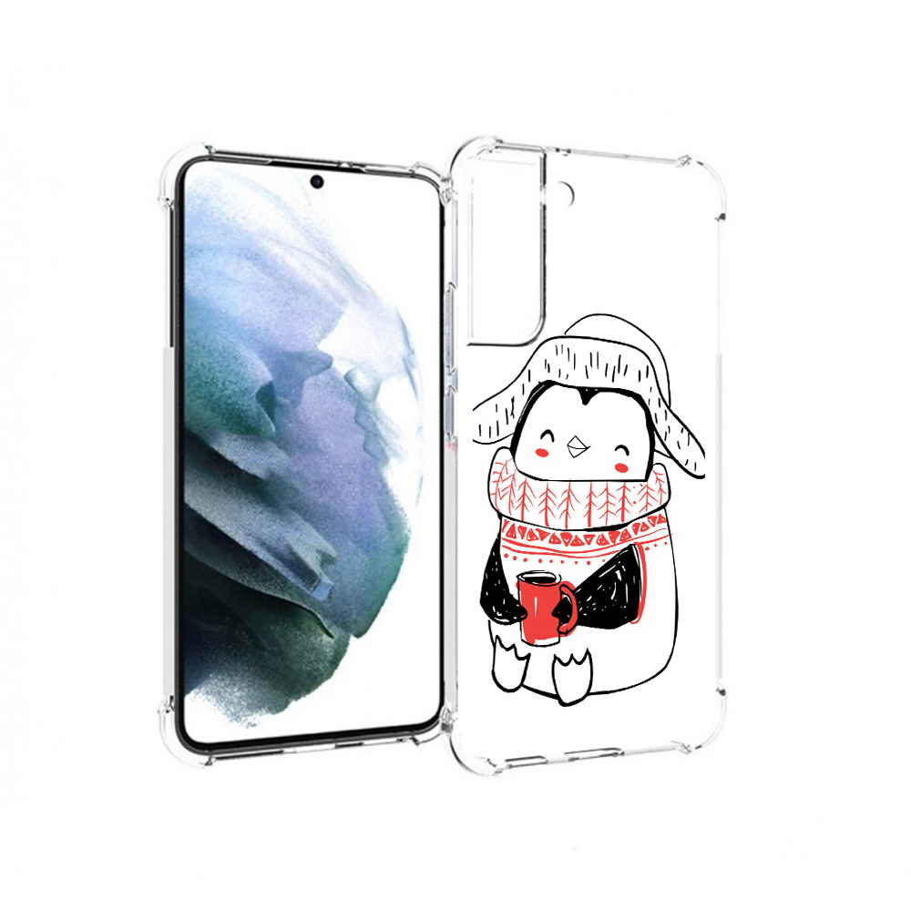 

Чехол MyPads Tocco для Samsung Galaxy S22 Plus Милый пингвин (PT226933.535.115), Прозрачный, Tocco