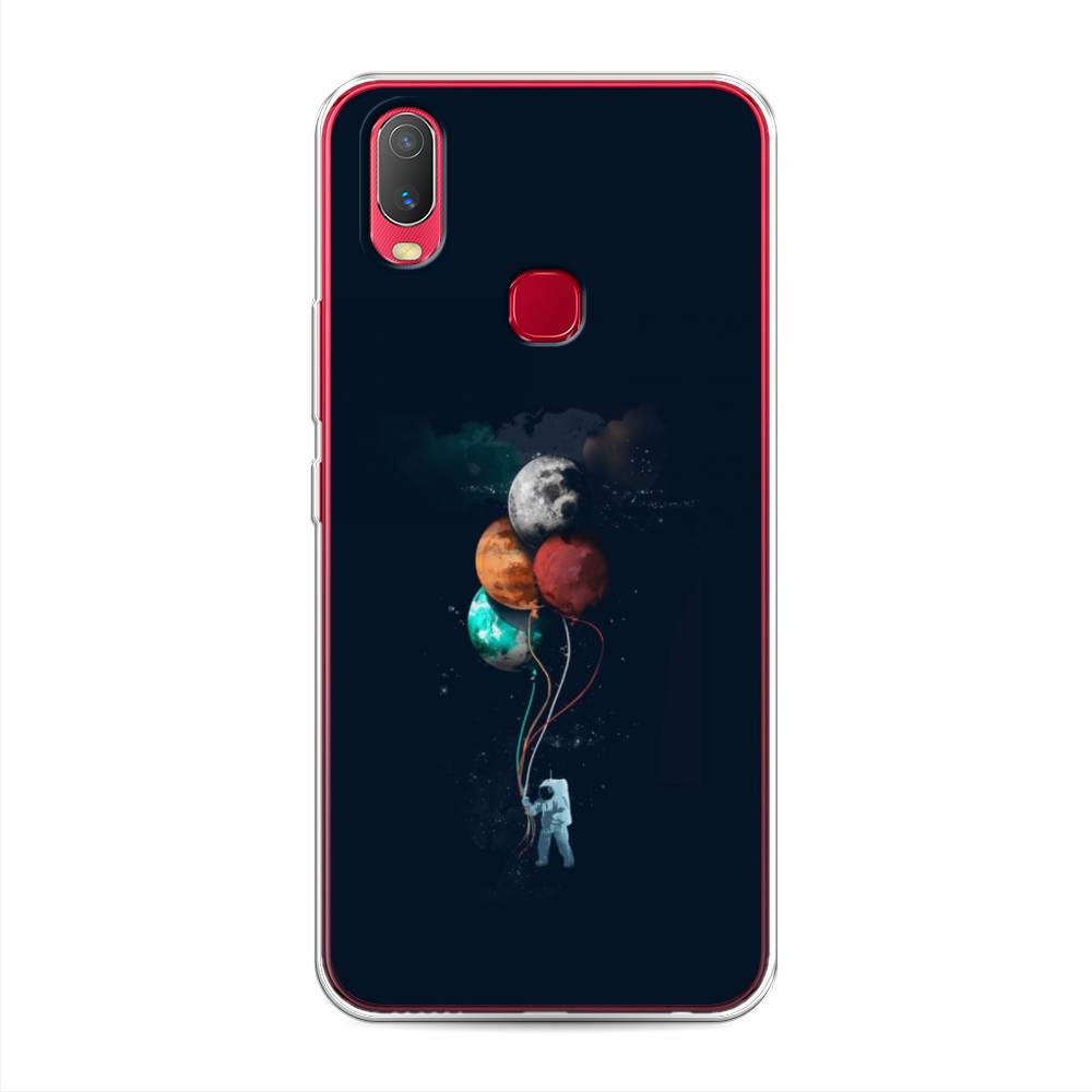 

Чехол для Vivo Y11 "Космонавт с шариками", Разноцветный, 261650-4