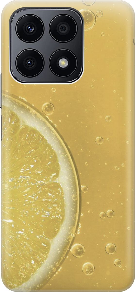 

Силиконовый чехол на Honor X8a с принтом "Лимонад", Белый;желтый, 158876
