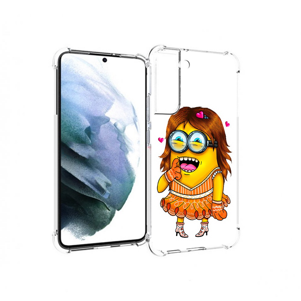 

Чехол MyPads Tocco для Samsung Galaxy S22 Plus Миньон девочка (PT226933.535.116), Прозрачный, Tocco