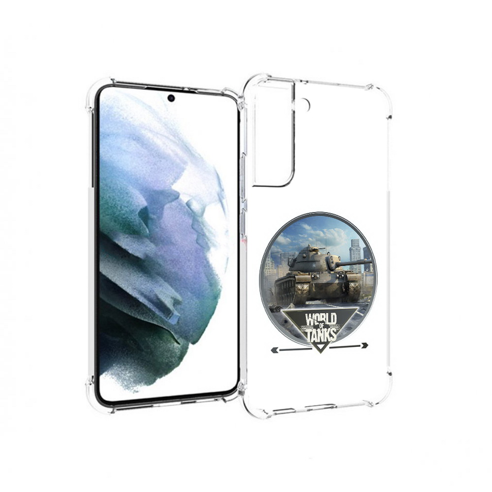 

Чехол MyPads Tocco для Samsung Galaxy S22 Plus Мир танков (PT226933.535.119), Прозрачный, Tocco