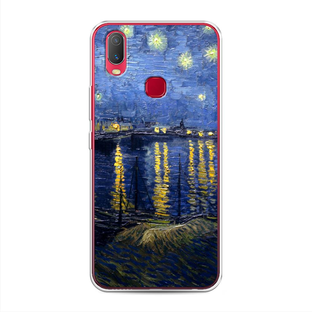 

Чехол для Vivo Y11 "Звездная ночь над Роной", Синий;желтый, 261650-4