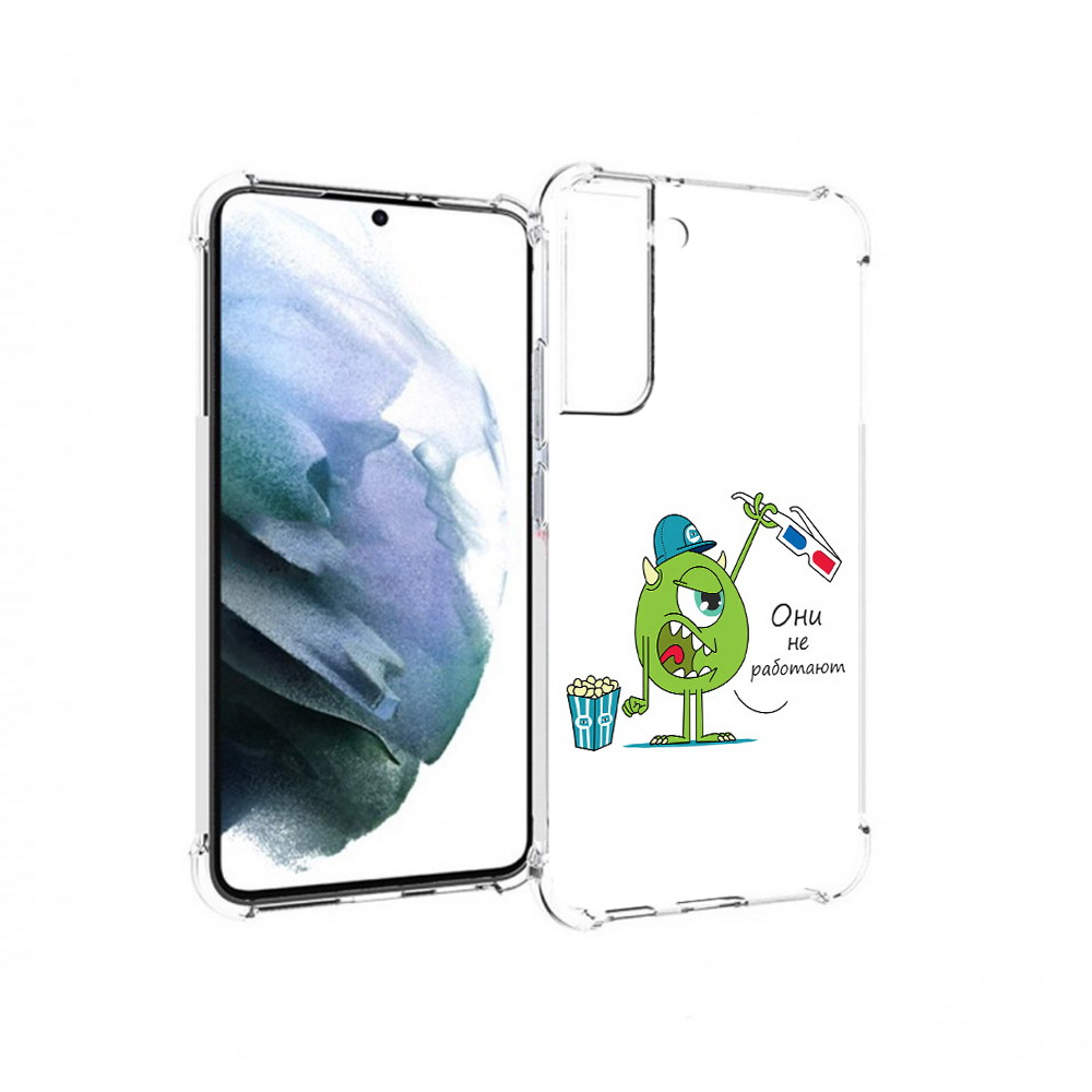 

Чехол MyPads Tocco для Samsung Galaxy S22 Plus Очки не работают (PT226933.535.129), Прозрачный, Tocco
