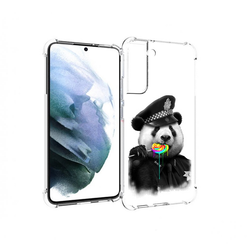 

Чехол MyPads Tocco для Samsung Galaxy S22 Plus Панда полиция (PT226933.535.130), Прозрачный, Tocco