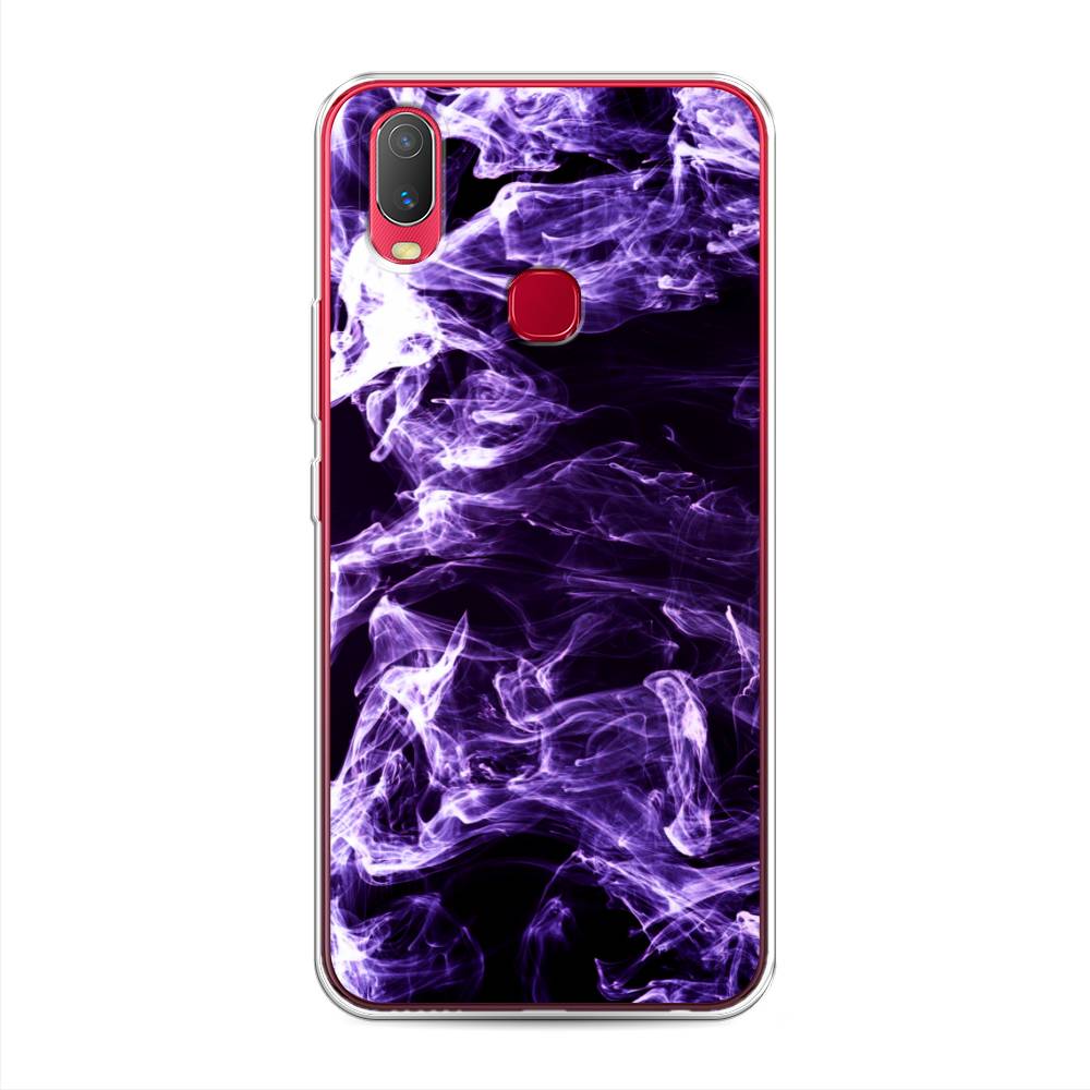 

Чехол для Vivo Y11 "Фиолетовый дым", Фиолетовый;белый;черный, 261650-3
