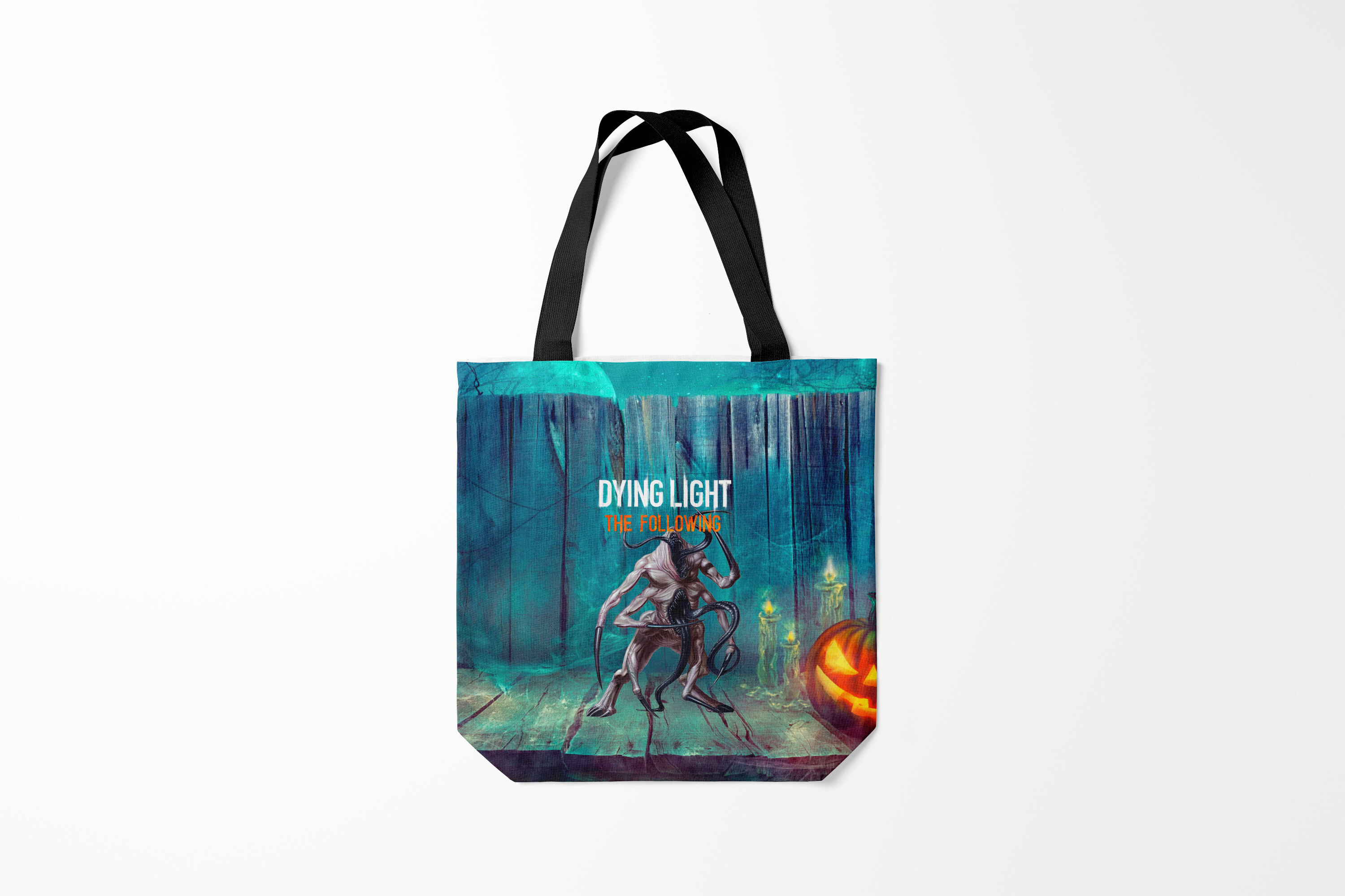 

Сумка шoппер унисекс Burnettie Dying Light Мутант, разноцветный, Dying Light Мутант