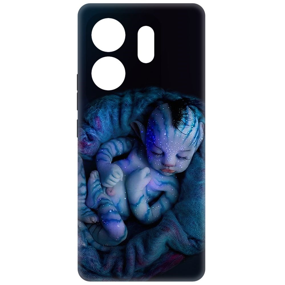 

Чехол-накладка Krutoff Soft Case Аватар - Малышка для INFINIX Zero 30 4G черный