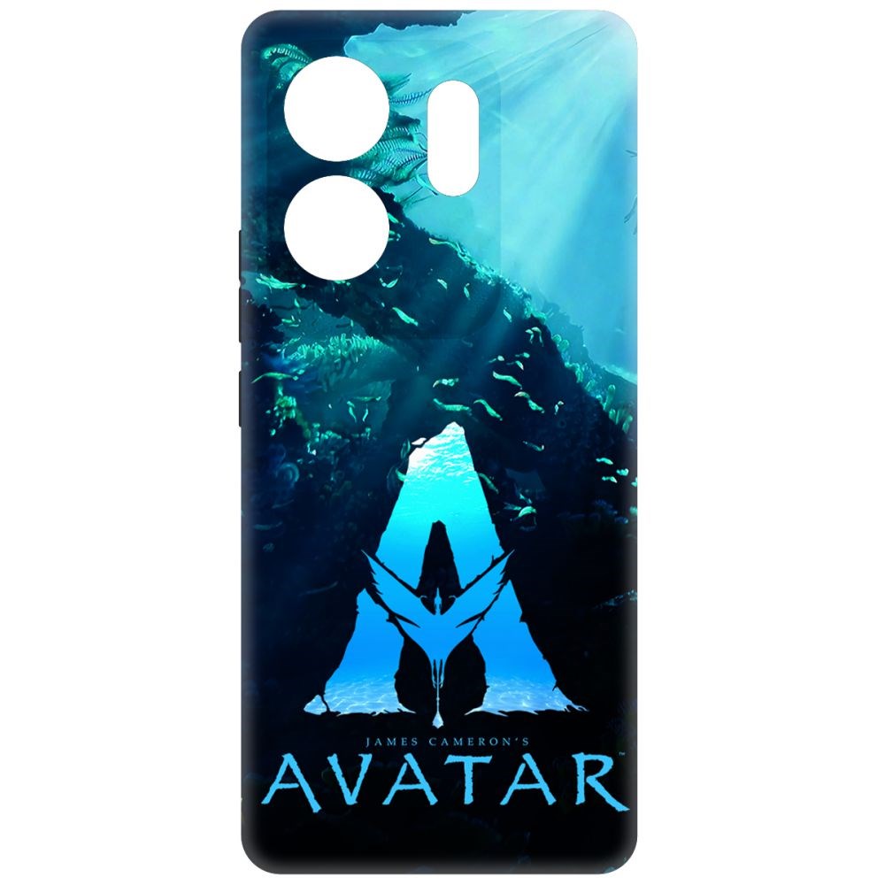 

Чехол-накладка Krutoff Soft Case Аватар - Цветное лого для INFINIX Zero 30 4G черный