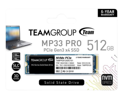 фото Ssd диск team group mp33 pro 512 gb tm8fpd512g0c101 512 гб (03167)