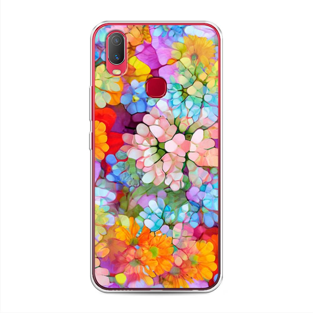 

Чехол для Vivo Y11 "Цветы витраж", Оранжевый;розовый;голубой, 261650-3