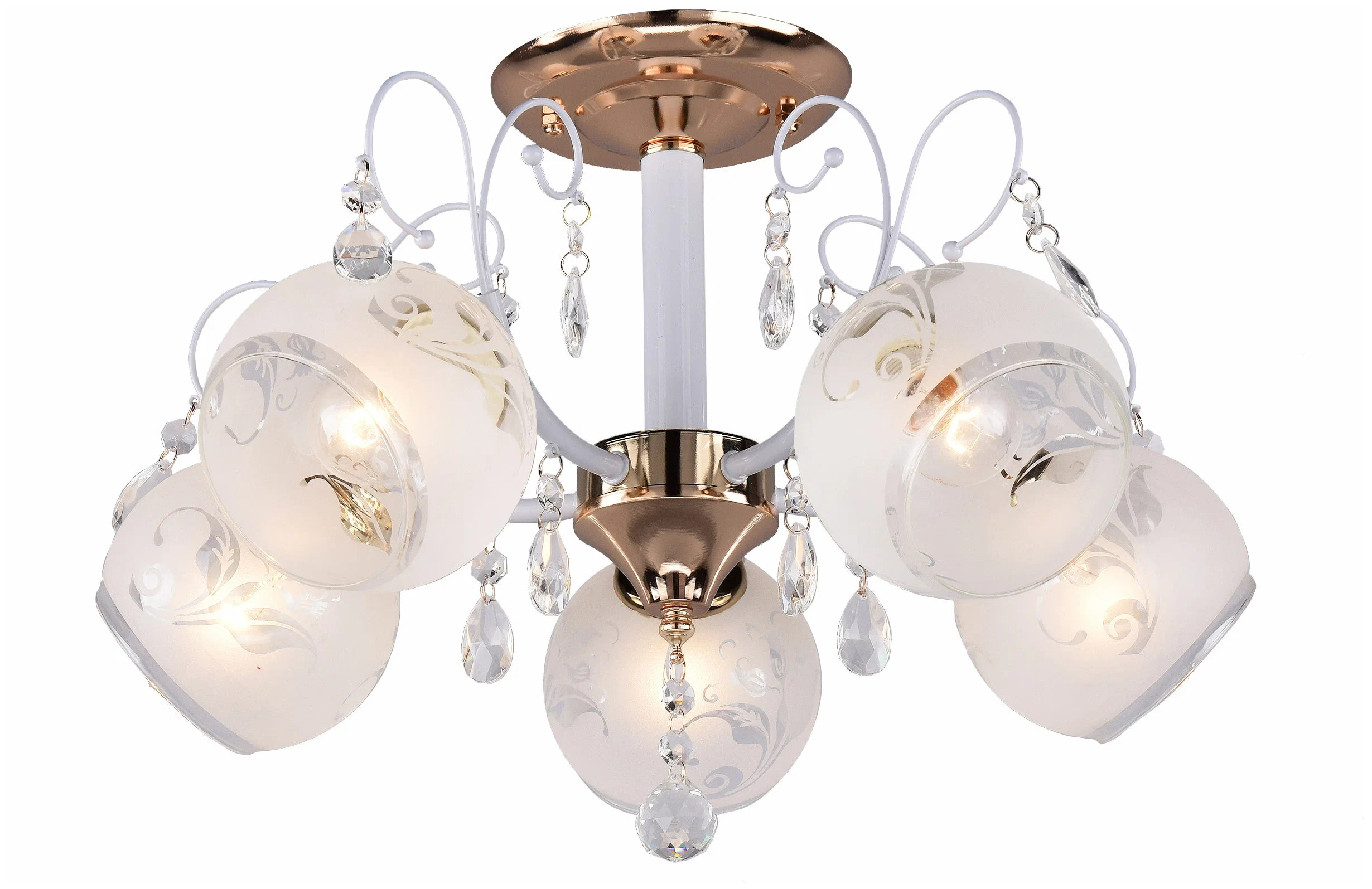 

Светильник РС20521 WT+FG/5C, РС20521 WT+FG/5C