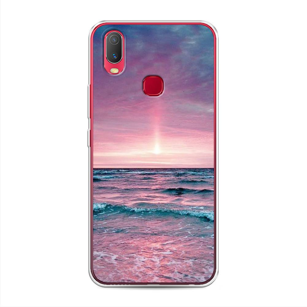 

Чехол для Vivo Y11 "Восход 3", Розовый;голубой, 261650-2
