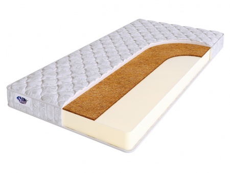 

Матрас SkySleep 185 x 205 ROLLER Cotton 10 Cocos, Белый, ROLLER COTTON 10 COCOS