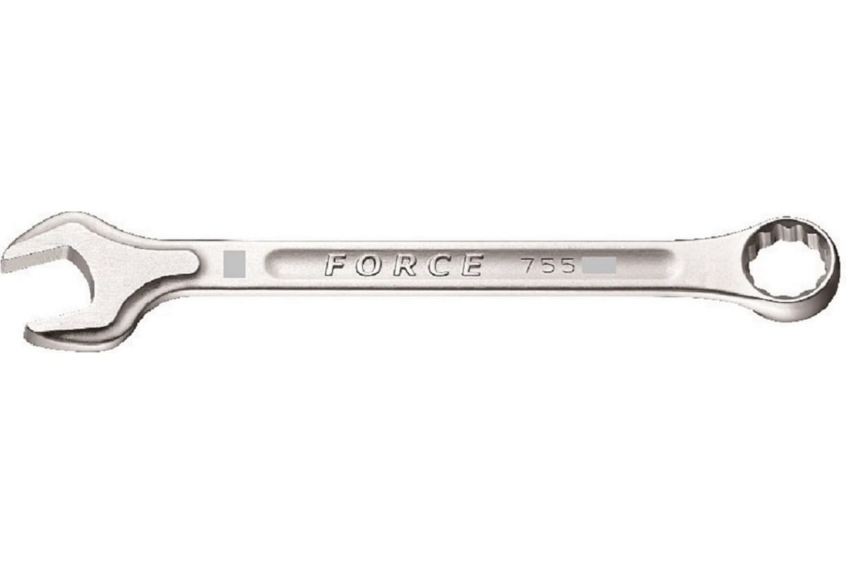 Ключ комбинированный 7 мм force 75507 силовой накидной ключ force