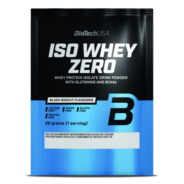 

Изолят сывороточного протеина BioTechUSA Iso Whey Zero порошок 25 г. Чёрный бисквит, Iso Whey Zero