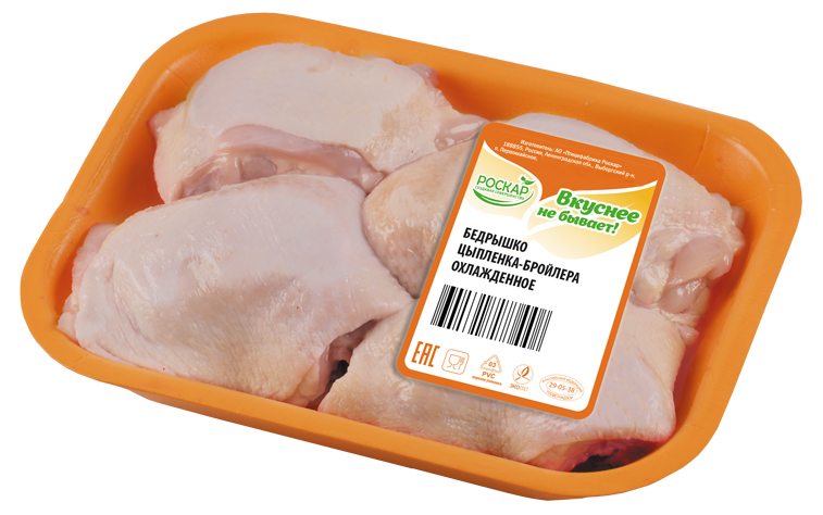 

Бедро цыпленка-бройлера Роскар охлажденное