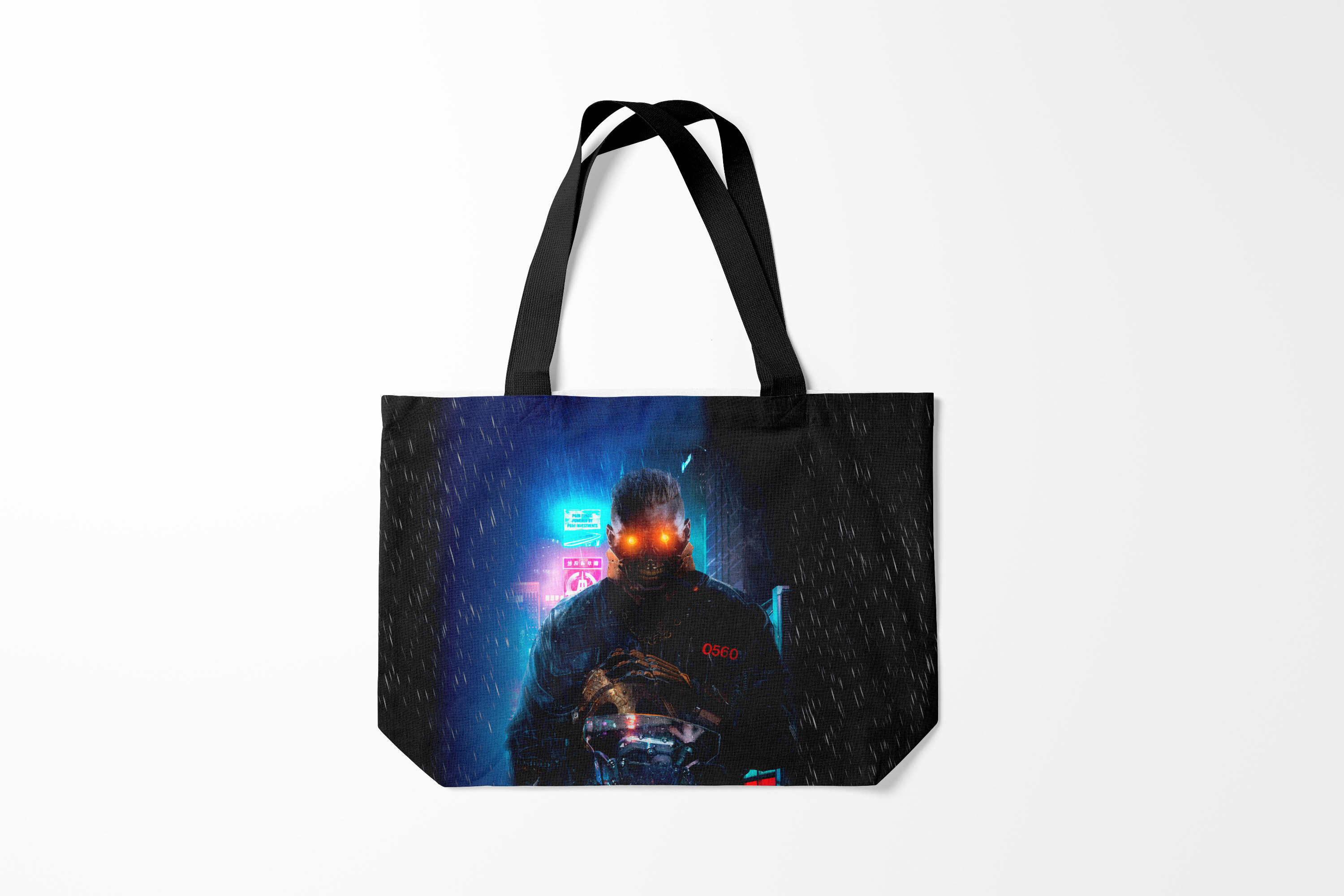 

Сумка шoппер унисекс Burnettie Cyberpunk 2077 Maelstrom, черный, Cyberpunk 2077 Maelstrom