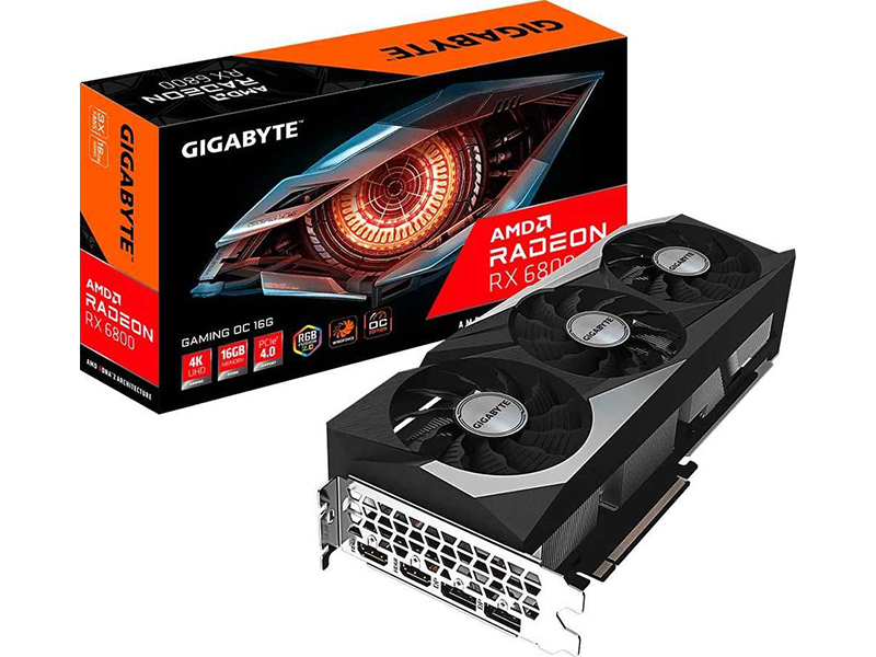 фото Видеокарта gigabyte amd radeon rx 6800 (812872)