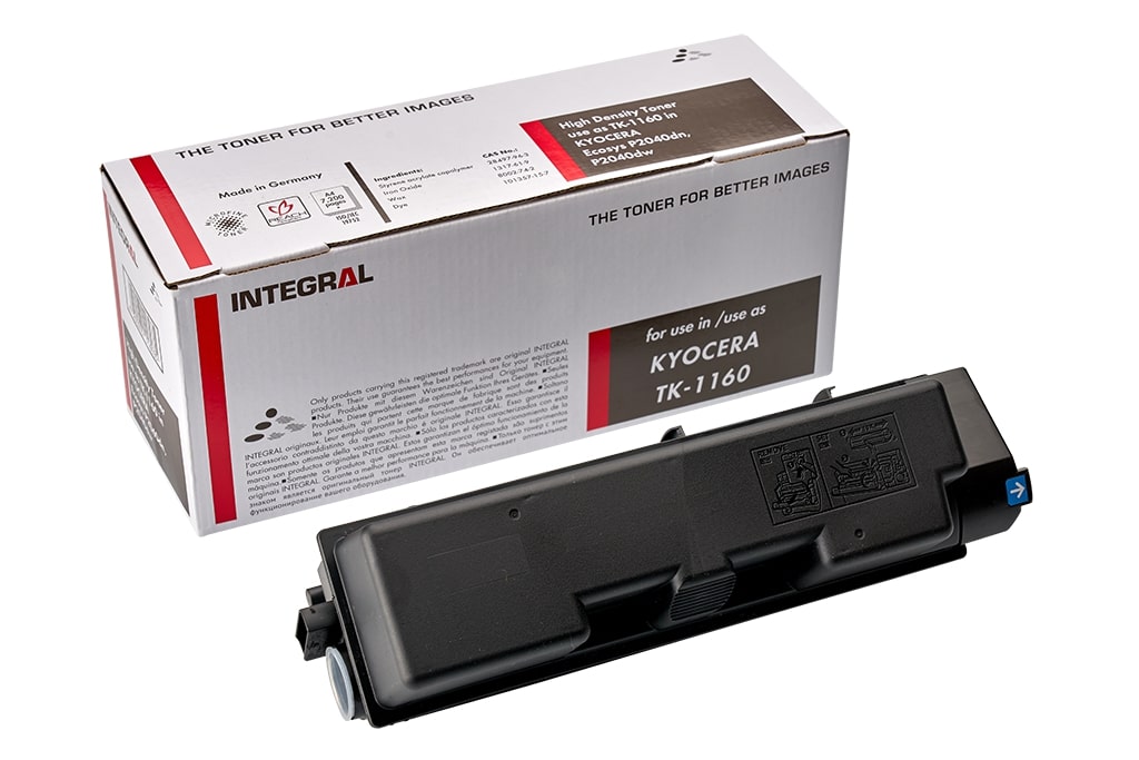 Картридж для лазерного принтера Integral INT-TK-1160 (12100171) black, совместимый